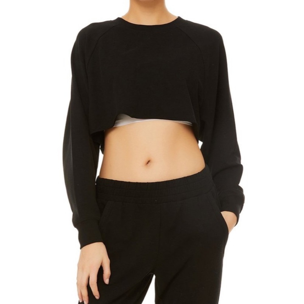 Alo cropped sweater